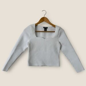 Sincerely Jules Ribbed Sweetheart Top